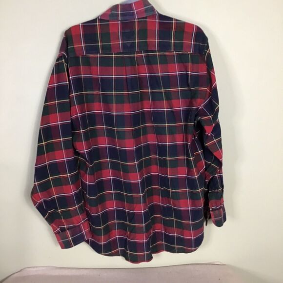 Tommy Hilfiger Vintage Shirt Button Down Plaid Size Small Mens 90's crest VGC - Picture 3 of 10